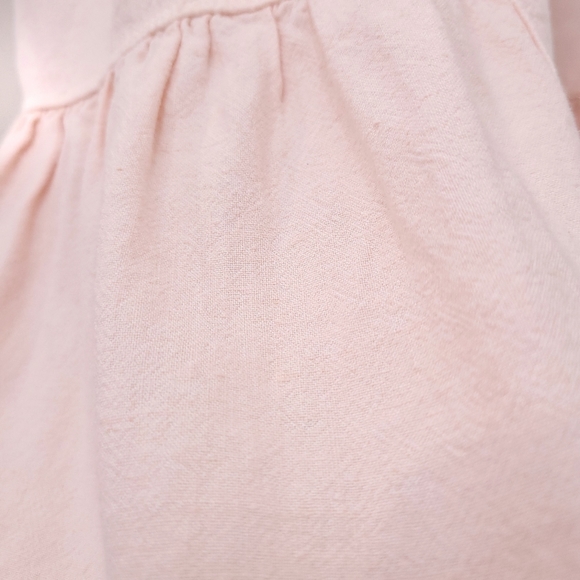 Free People Catch the Breeze Cottagecore Prarie Tiered Linen Midi Dress - Picture 9 of 15